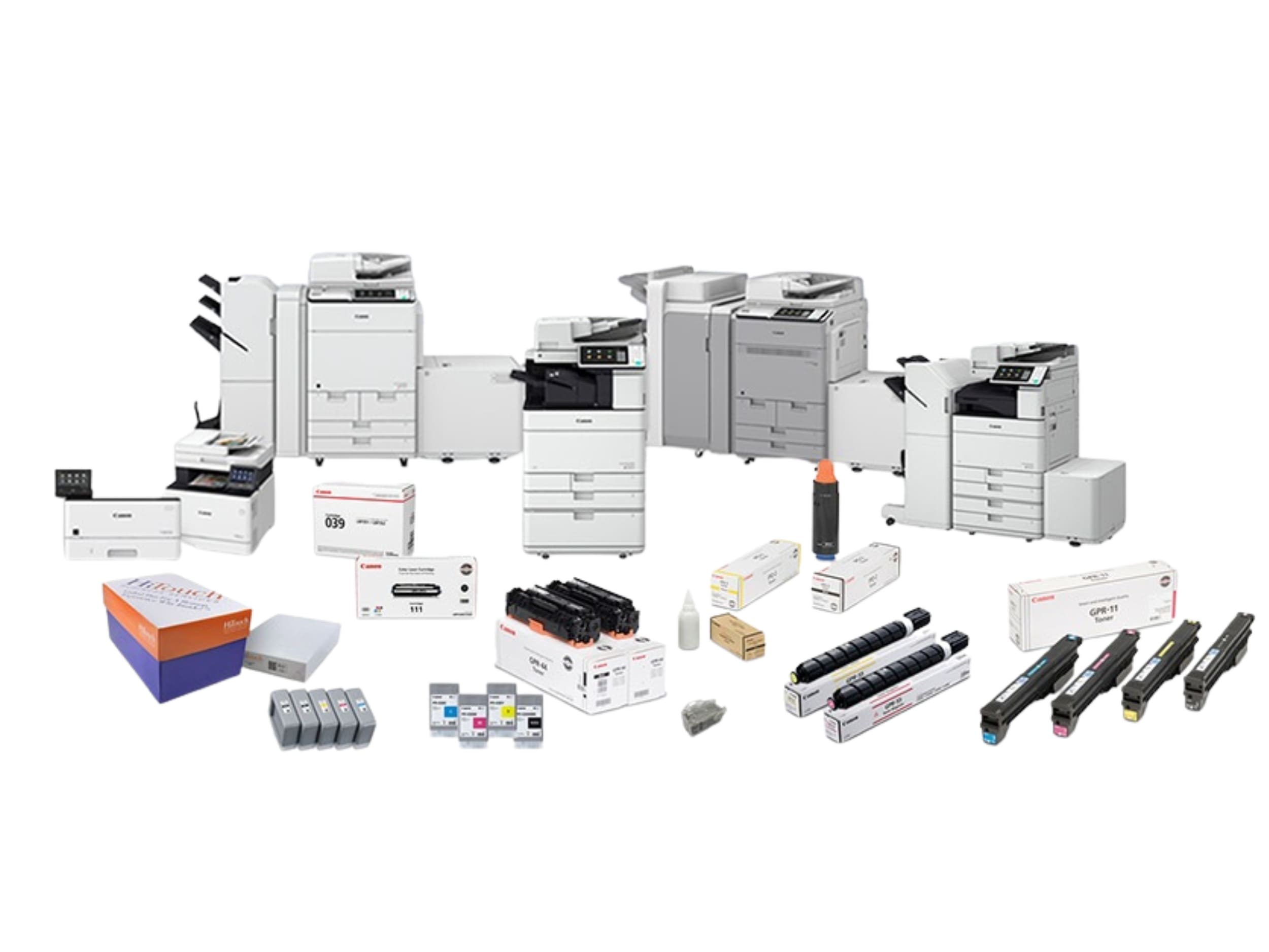 Chúng tôi nhận xử lý sự cố cho tất cả các dòng máy Photocopy Canon từ cũ đến mới