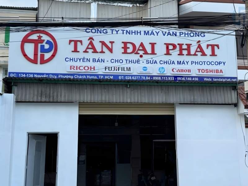 Công Ty TNHH Máy Văn Phòng Tân Đại Phát chuyên cho thuê máy Photocopy ở Quận 8 giá tốt Công Ty TNHH Máy Văn Phòng Tân Đại Phát chuyên cho thuê máy Photocopy ở Quận 8 giá tốt
