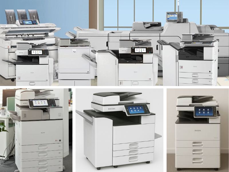 Kho máy photocopy Ricoh đa dạng mẫu mã tại Máy Văn Phòng Hoa Lâm
