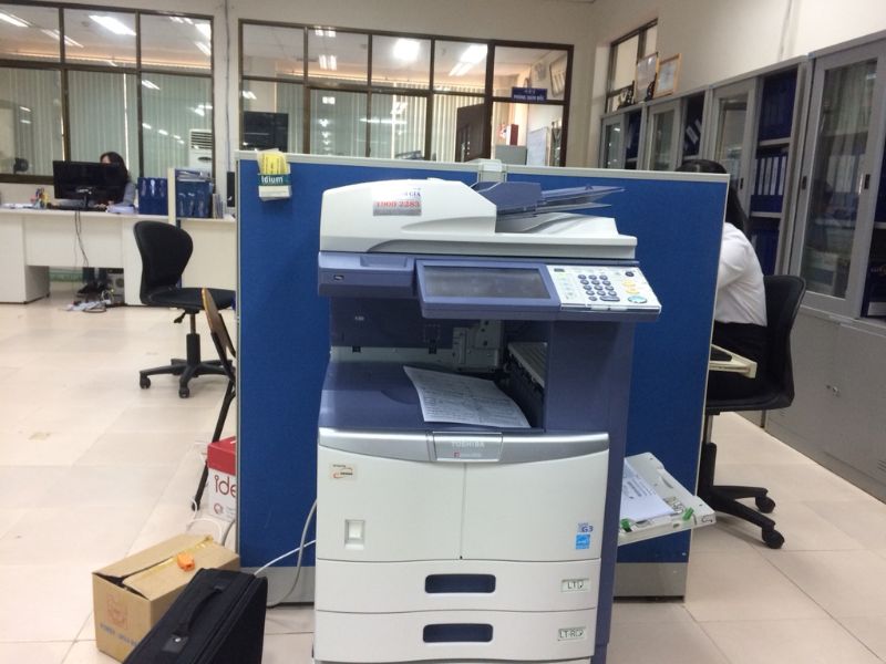 Máy photocopy Toshiba sở hữu thiết kế hiện đại và linh kiện bền bỉ