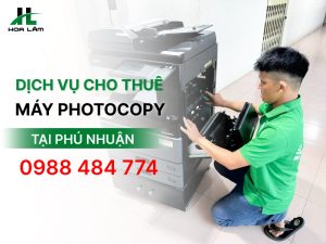 Dịch vụ cho thuê máy Photocopy tại Phú Nhuận giá rẻ, không cọc